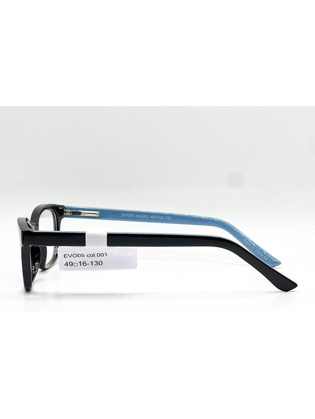 Evo 005 001 Black Authentic Eyeglasses 49-16-130 — image 2 of 5